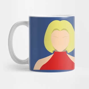 Blue Mary Vector Mug